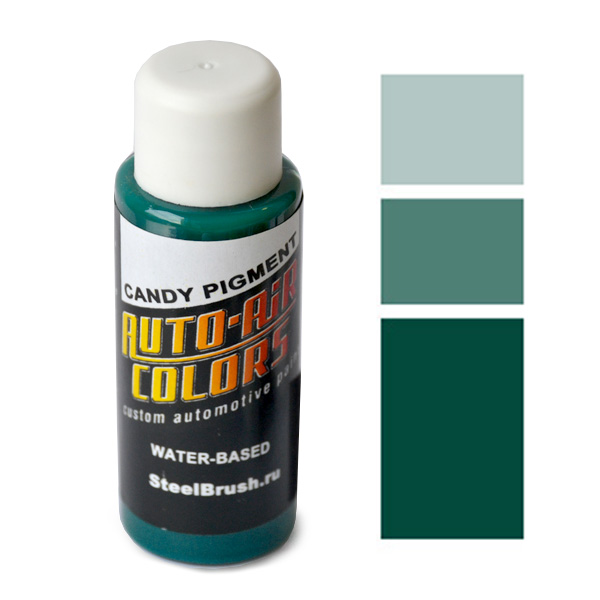 21071414. AutoAir Color Racing Green, water-candy pigment, 30 мл